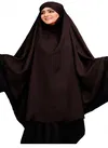 Plain Long 01 Niqab Style Prayer Khimar Casual Wear Wholesale Abaya Collection